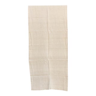 Organic Peace Silk Throw, Raw Undyed Natural For Sale
