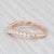 Contemporary Neil Lane 0.47ctw Diamond Wedding Band Ring Guard Size 5.5 Stackable For Sale - Image 3 of 8