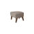 Contemporary Set of Light Beige, Smoked Oak Rafsimonsvidar3 My Own Chair Footstool by Lassen For Sale - Image 3 of 6