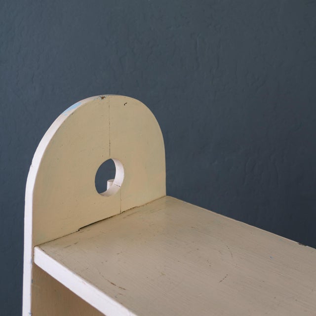 Arts and Crafts Pink Painted Bookshelf With Roycroft Peg Construction For Sale - Image 18 of 18