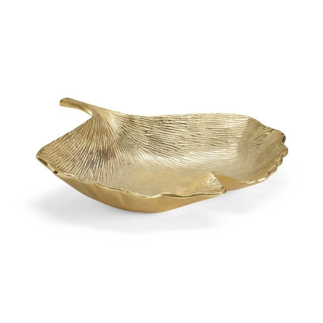 Contemporary Wildwood Aluminum Ginkgo Tray For Sale - Image 3 of 3