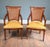 You are viewing a refined pair of Regency Revival arm chairs Circa 1930 on this pair Elegant tub-shaped back with a gently...