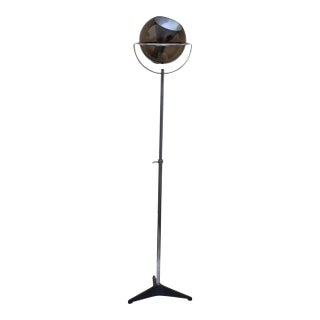 1960s Glass Orb Floor Lamp by Frank Ligtelijn for Raak For Sale
