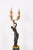 Metal Antique French Bronze and Ormolu Two Light Candelabra, Set of 2 For Sale - Image 7 of 18