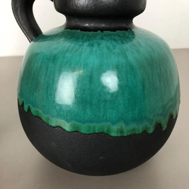 Model 484 Pottery Fat Lava Vases from Scheurich, Germany, 1970s, Set of 2 For Sale - Image 12 of 18
