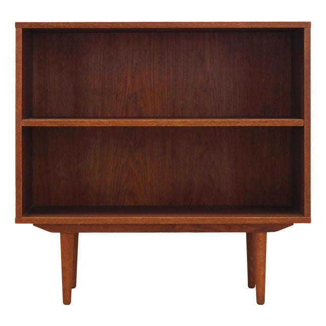 Scandinavian Orange Oak Bookcase For Sale