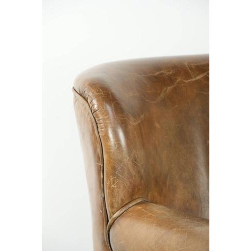 Chair in Cowhide Leather For Sale - Image 12 of 13