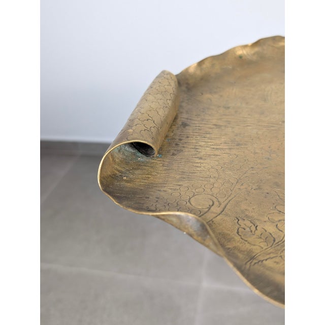 Art Nouveau Japanese Table Bronze and Brass with Dragonfly Motif, 1920s For Sale - Image 6 of 18