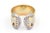 Cartier Trinity Tri Color Gold Double C Band Ring For Sale - Image 9 of 10
