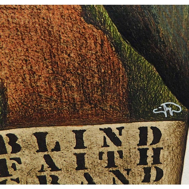 Markus Pierson "Blind Faith Suite-Man & Woman" Hand Signed Limited Ed. Fine Art For Sale - Image 10 of 10