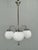 Exceptional art deco chandelier produced in czechoslovakia during the 1930s. This elegant fixture combines a chrome-plated...