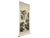 Green Chinese Oriental Ink Brush Water Mountain Scenery Scroll Painting For Sale - Image 8 of 11