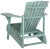 Modern Outdoor Chair in Beach House Blue For Sale - Image 3 of 5