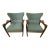 1960s Adrian Pearsall Paddle Arm Chairs- Set of 2 For Sale