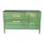 1960s Mid-Century Modern Green Lacquered Dresser of Six Drawers For Sale