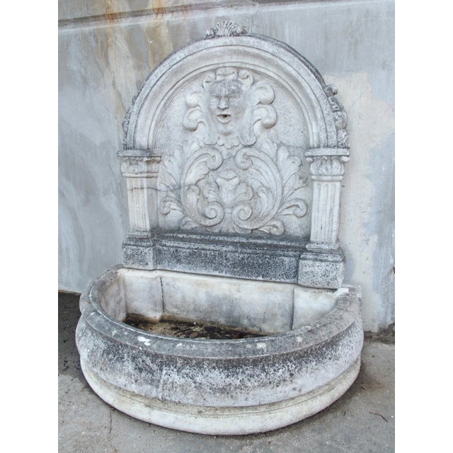 Voisins-Le-Bretonneux Cast Vintage Garden Wall Fountain From France, C. 1970s For Sale - Image 17 of 18