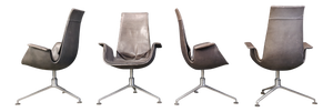 Fk 6725 Chairs by Preben Fabricius & Jørgen Kastholm for Walter Knoll, 1960s, Set of 4