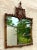 Glass Vintage Regency Hand Carved Gilt Pagoda Mirror For Sale - Image 7 of 9