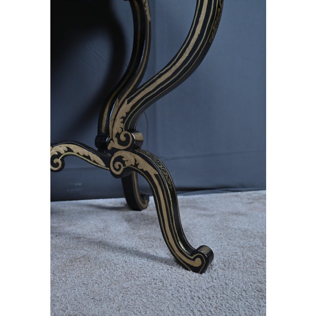 Napoleon III Painted Wooden Worktable, Mid-19th Century For Sale - Image 12 of 18