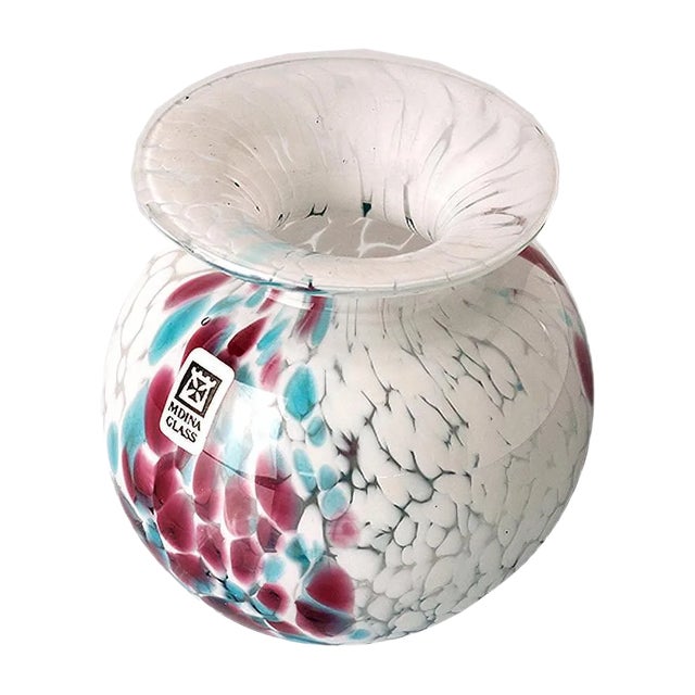 Vintage Vase from Mdina, 1970s For Sale