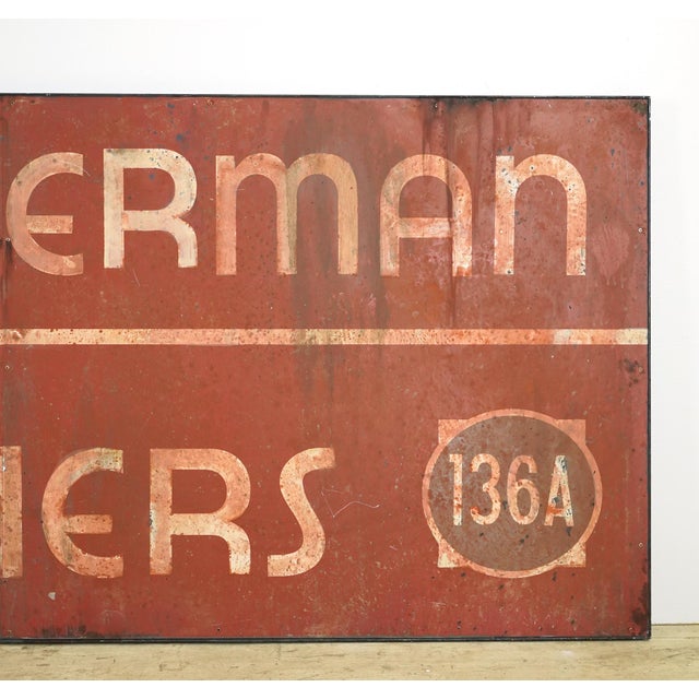 Reclaimed Waldman & Silverman Marty Supreme Movie Prop Sign For Sale - Image 6 of 10