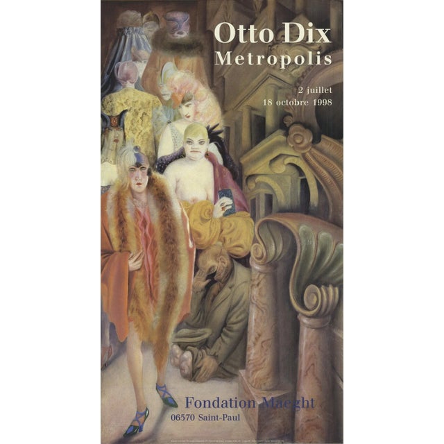 Artist: Otto Dix Title: Metropolis ou La Grande Ville Year: 1998 Signed: No Medium: Offset Lithograph Paper Size: 31 x 17...