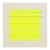 Original Painting | Neon Yellow Minimalist Abstract Painting, 16 X 16 In. For Sale