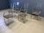 Metal Brass and Acrylic Dining Chairs by Belgochrom, 1970s, Set of 6 For Sale - Image 7 of 13