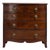 Regency Bow-Front Mahogany Chest of Drawers, Antique, United Kingdom, 19th Century For Sale