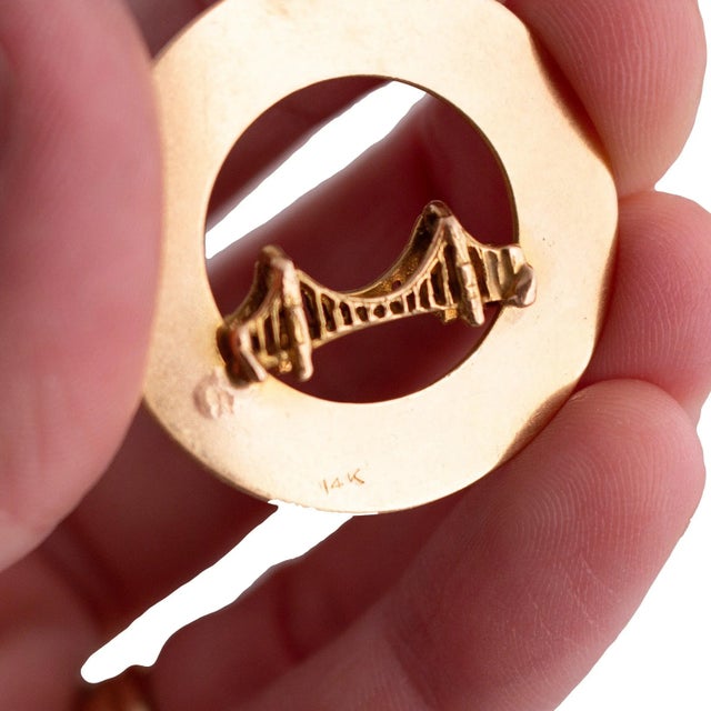 Contemporary Mid 20th Century Golden Gate Bridge Charm For Sale - Image 3 of 3