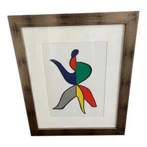 1960s Alexander Calder Lithograph From Derriere Le Miroir, Framed