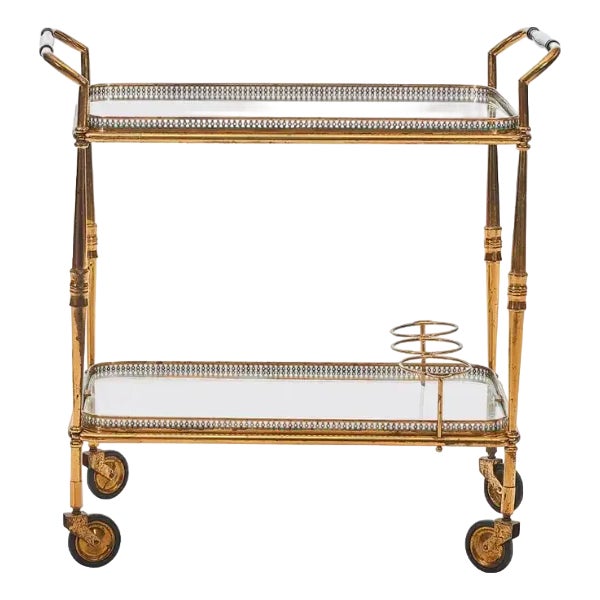 1920s French Art Deco Bar Cart For Sale