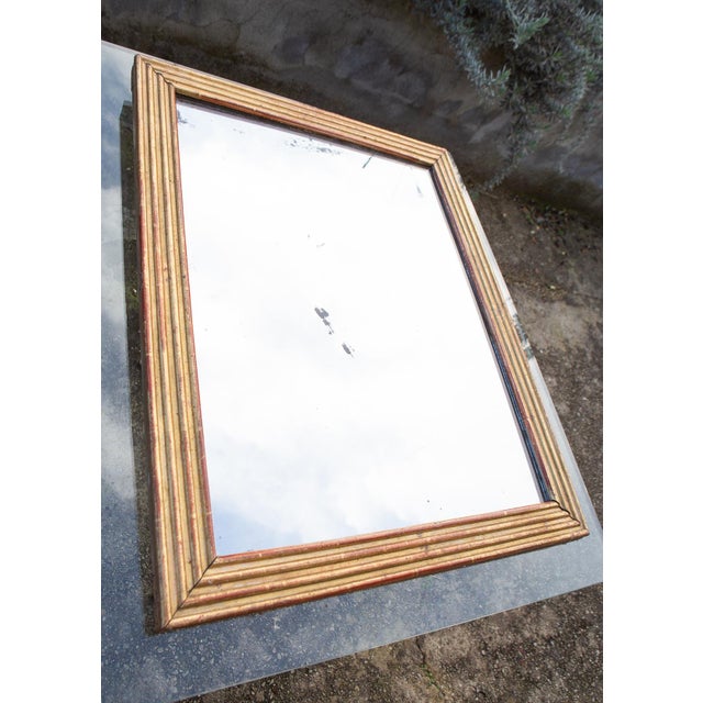 Antique French Mirror in Gilt Wood, 1800s For Sale - Image 3 of 12