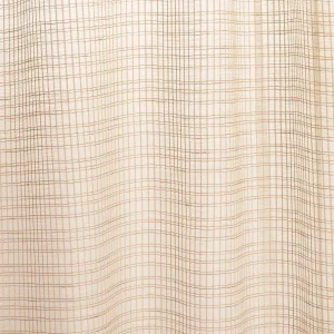Schumacher x Patterson Flynn Payton Linen Sheer Grid Fabric In Natural