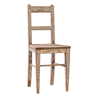 1900s Central European Wooden Accent Chair For Sale