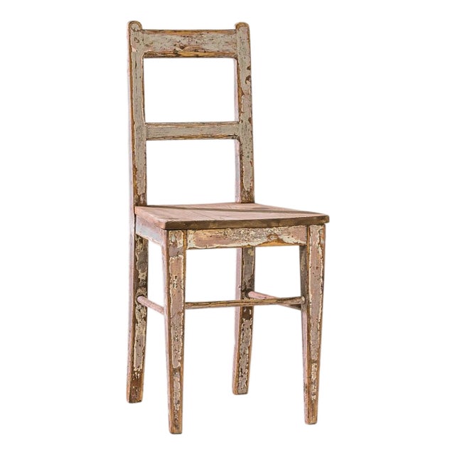 1900s Central European Wooden Accent Chair For Sale