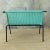 Vintage Green Bench & Chairs, 1960s, Set of 3 For Sale - Image 10 of 18