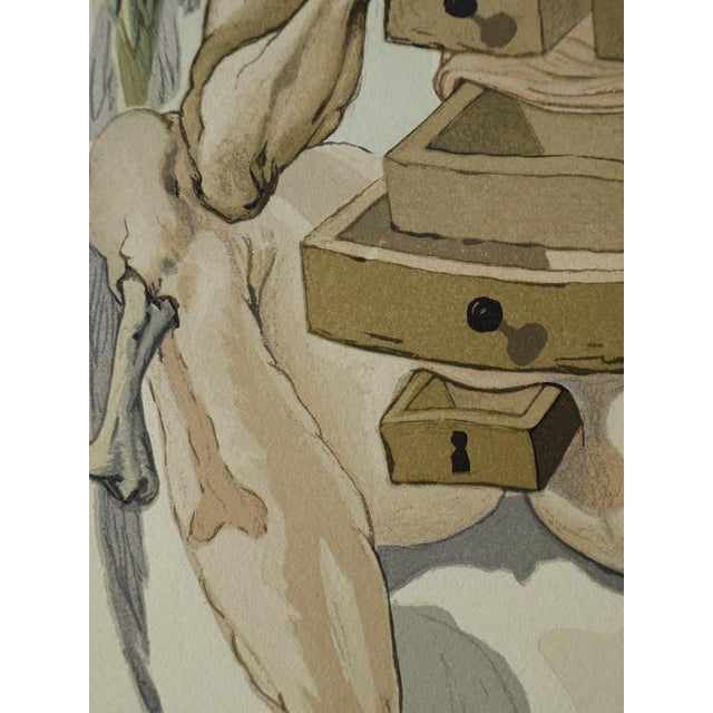 Salvador Dali, L'ange déchu, Etching For Sale - Image 6 of 7
