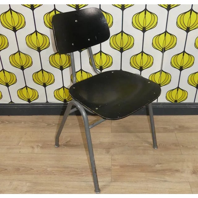 Industrial Style Chair with Metal Frame, 1960s For Sale - Image 4 of 10