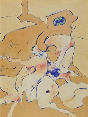 Dorothea Tanning, Untitled, Lithograph, 1974