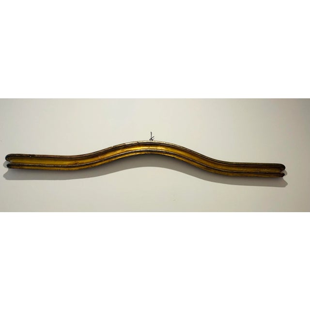 18th Century French Antique Regency Gilded Wood Valance Cornice For Sale - Image 5 of 7