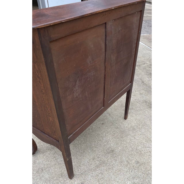 Vintage French Secretary Desk With Key For Sale - Image 11 of 11