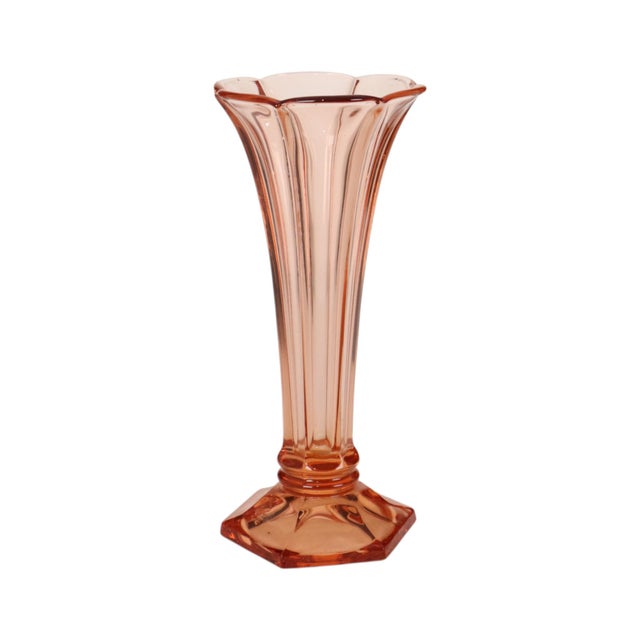 Art Deco Pink Rosaline Vase from Val Saint Lambert, 1935 For Sale - Image 12 of 14