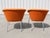 Pair of Attributed Walter Knoll 369 Lounge Chairs – Vintage Burnt Orange – Mid-Century Modern For Sale - Image 4 of 10