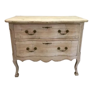19th Century Scandinavian Whitewashed Chest Drawers