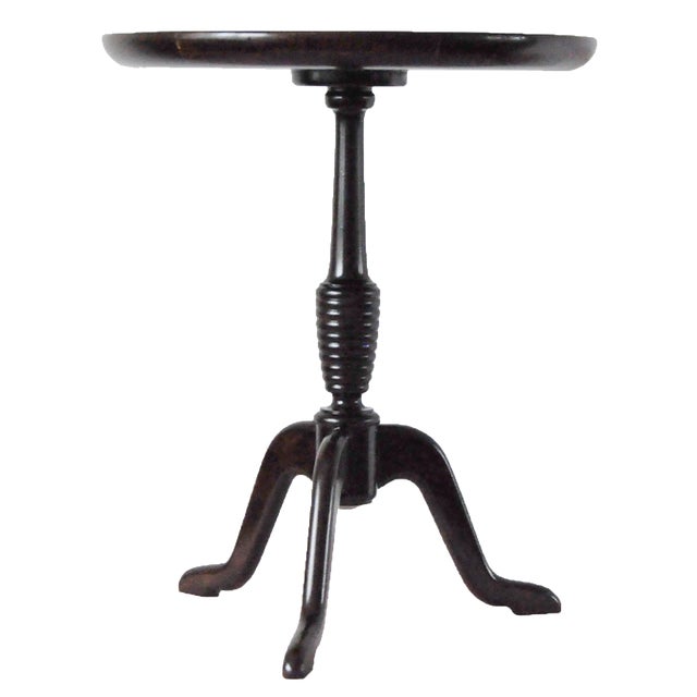 Side Table in Stained Dark Beech by Anton Kildeberg For Sale