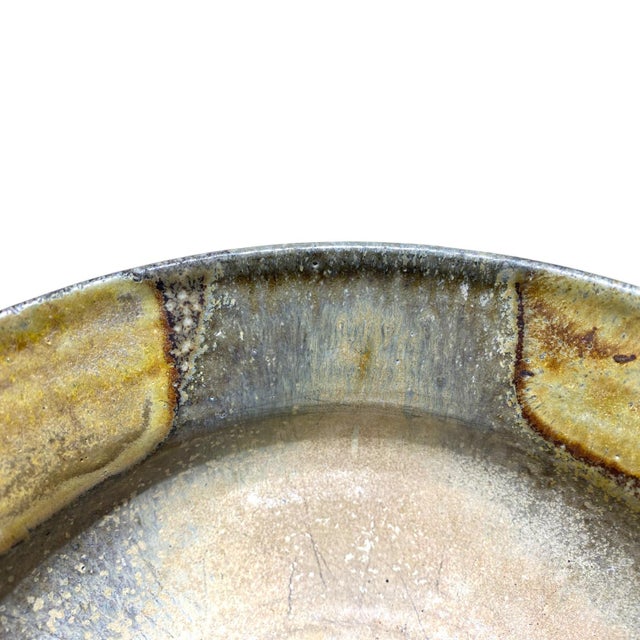 Mid 20th Century Karen Karnes (1925-2016) Studio Pottery Salt Glaze Bowl Mid Century Modern Ceramic For Sale - Image 5 of 12
