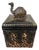1990s John-Richard Leather and Brass Hinged Box For Sale