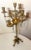 Huge Antique 1800's Patinated Dore Bronze Neoclassical Candelabra Candle Holder For Sale - Image 10 of 16