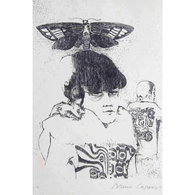 1980s Bruno Caruso, Toreador et Papillon, Etching, 1980s For Sale - Image 5 of 5